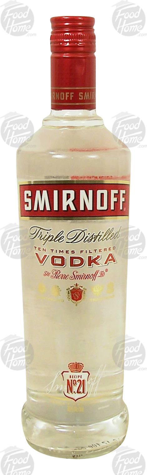 Smirnoff  vodka triple distilled, 40% alc. by vol. Full-Size Picture